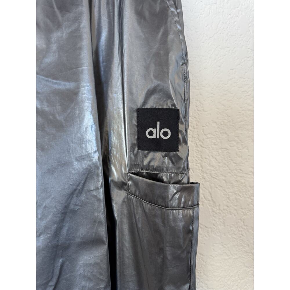 ALO Yoga Womens High-Waist Break Line Cargo Jogger Pants Tech Gorp Cyberpunk XS - Picture 6 of 15